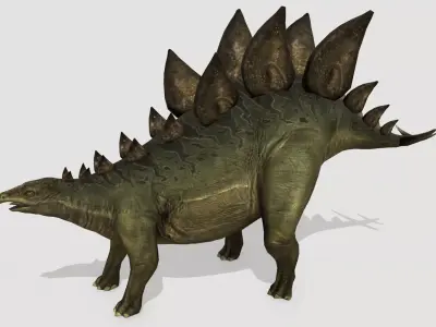Stegosaurus Low-poly 3D model