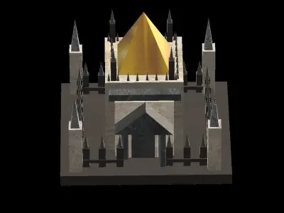 A Kings Temple Free 3D model
