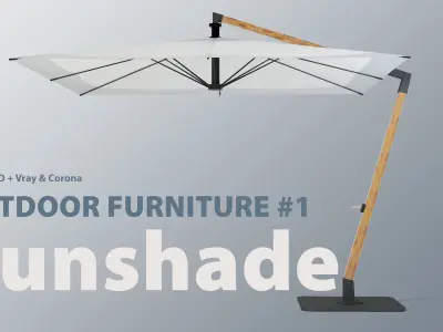 Outdoor furniture 1  for Cinema 4D 3D model