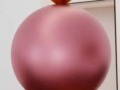 3D Christmas tree ball Decoration Free Free low-poly 3D model