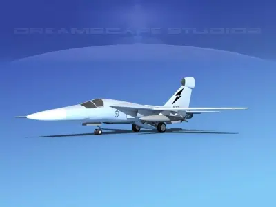 General Dynamics EF-111 Raven V06 RAAF 3D model