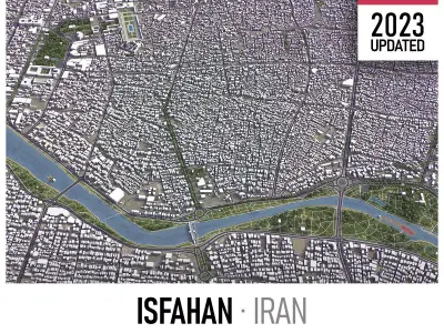 Isfahan Low-poly 3D model