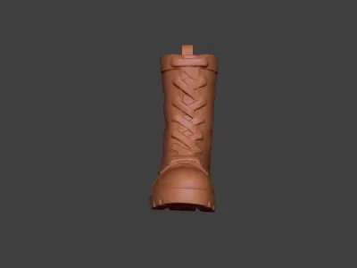 Stylized Boot 2 3D model