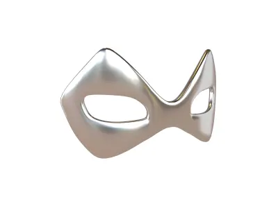 Eye Mask v1 004 Low-poly 3D model