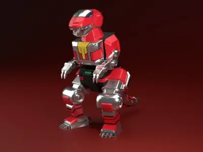 Tyrannosaurus Dinozord - Power Ranger 3D model