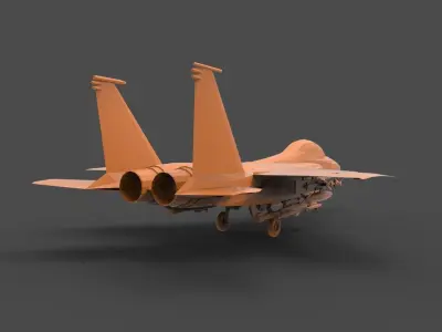 F-15 Eagle Free 3D print model
