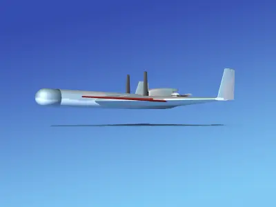 Harpy 1 UAV V03 3D model