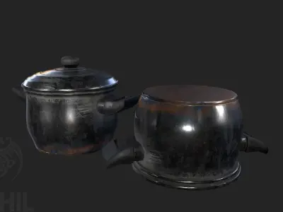 Kitchen utensil Free low-poly 3D model