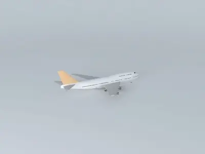 Plane in Viracopos 3D model