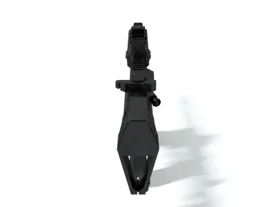 laos Game Gun Concept Low-poly 3D model