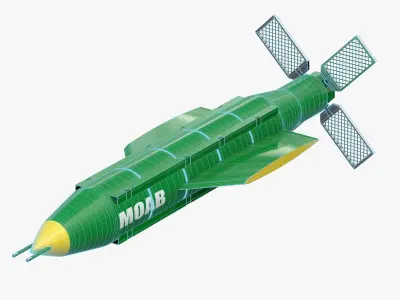 GBU 43 MOAB 3D model