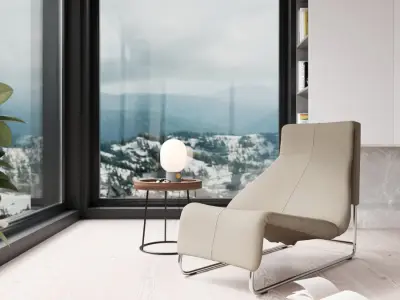  Taupe Replica Embody Armchair Model 