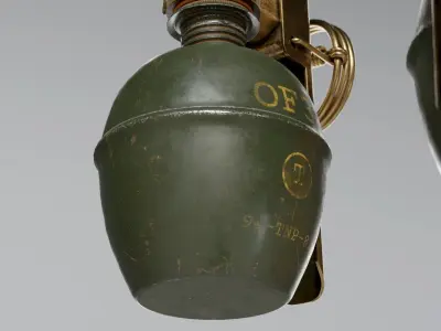 SOLDIER Frag Grenade 3D model
