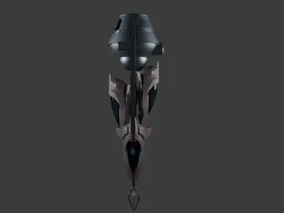 Code Lyoko Skidbladnir -Skid 3D model