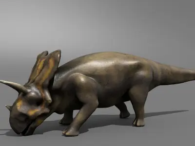 Pentaceratops Jurassic Dinosaur Low-poly 3D model