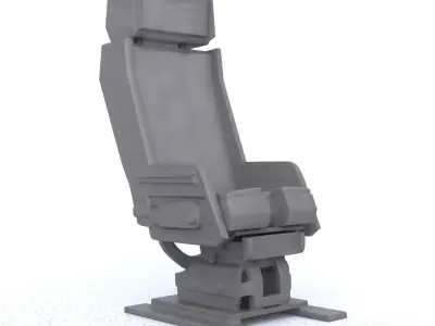 Fighter Jet Pilot Seat 3D print model