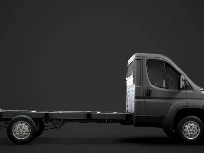 Citroen Relay Chassis Truck Single Cab 4035WB 2014 3D model