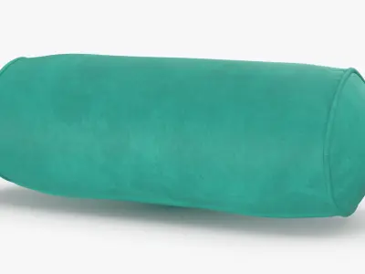 Bolster Cushion 03 Green 3D model