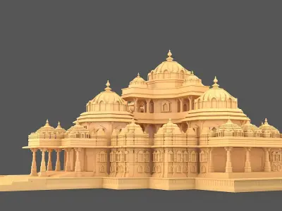 Akshardham Temple 3D model