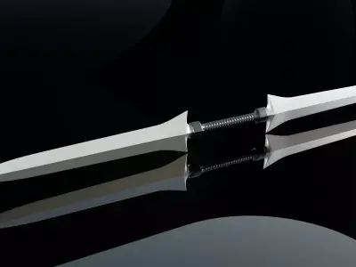 Glaive Shadow fight 2 3D model 3D print model