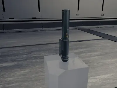  Free Sci Fi Torch - Explorers Lights Sample Free low-poly 3D model