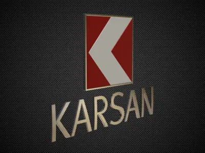 karsan logo 3D model