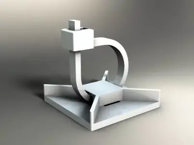 Cable Mount - Ty-wrap Free 3D model