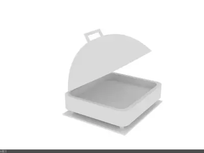 Chafing dish mock-up Free 3D model