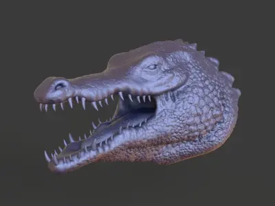 HEAD-R9 high poly sculpt 3D model