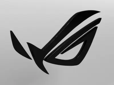 ROG Logo version1 012 Free low-poly 3D model
