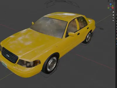 1998 Ford Crown Victoria 3D Model Free 3D model