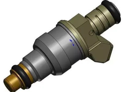 Fuel Injector Free 3D model