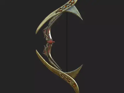 Mystic Bow based on a design by one of my colleague 3D model