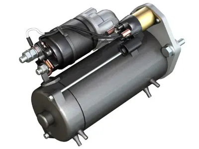 Starter Motor 03 3D model