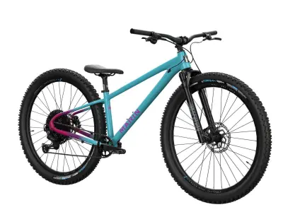 MTB hardtail BluePurple Low-poly 3D model