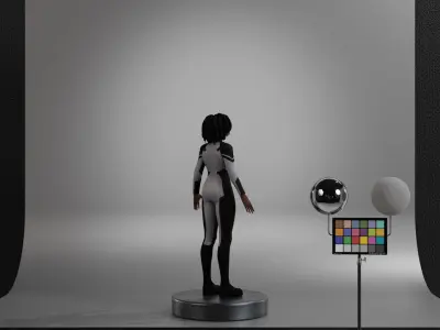 Spectrum Low-poly 3D model