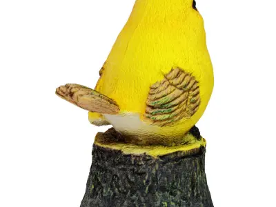 Figurine Yellow bird 01 3D model