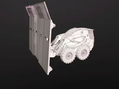 Riot Control Vehicle Low-poly 3D model