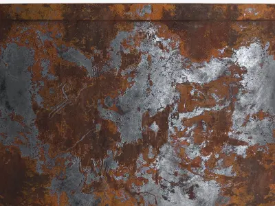 Tin Can v2 Rust Low-poly 3D model