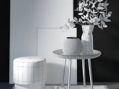 Decorative set 008 3D model