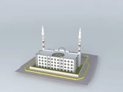 Baghdad Police Station Free 3D model