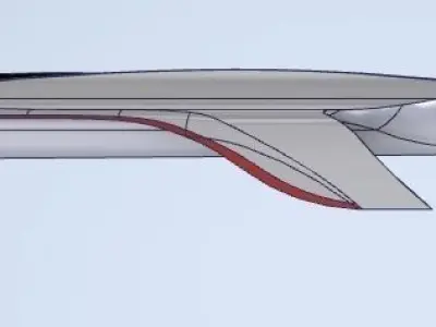 Ferrari spaceship 3D print model