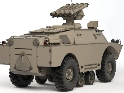 BRDM-2 9P148 Competition 1978 3D model