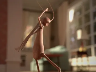 Character BUG - Fully Rigged - MoCap ready  Low-poly 3D model