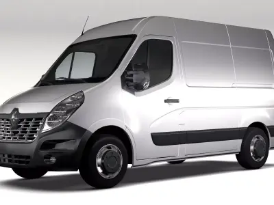 Renault Master L1H2 Van 2017 3D model