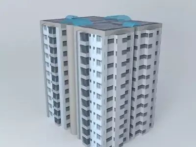 MP bhaban 4 Free 3D model