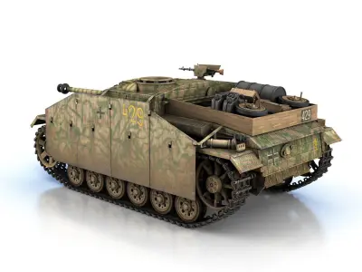 StuG III - Ausf G - 429 - Mid Production 3D model