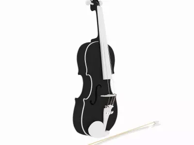 Violin 3D model