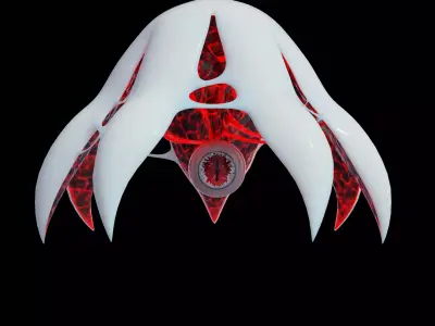 GlaziK Low-poly 3D model