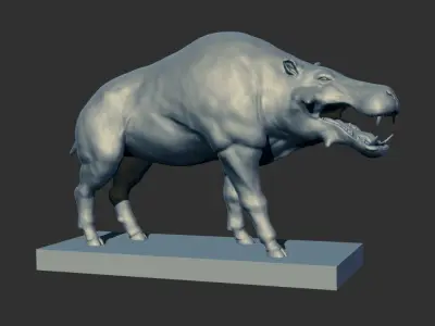 Printable Realistic Daeodon Free 3D model
